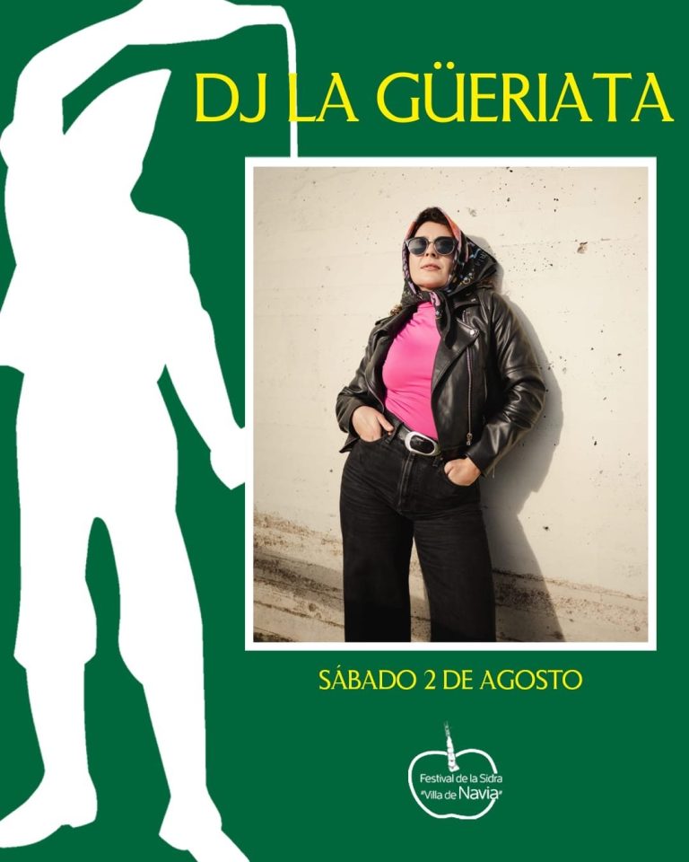 Cartel actuación DJ LA GÜERIATA